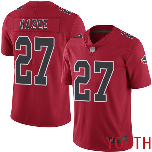 Atlanta Falcons Limited Red Youth Damontae Kazee Jersey NFL Football #27 Rush Vapor Untouchable->atlanta falcons->NFL Jersey